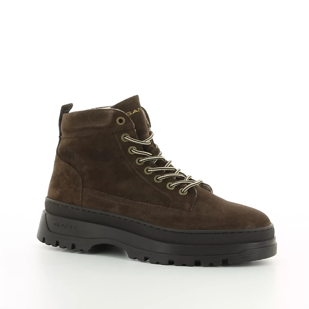 Image (1) de la chaussures Gant - Bottines Marron en Cuir nubuck