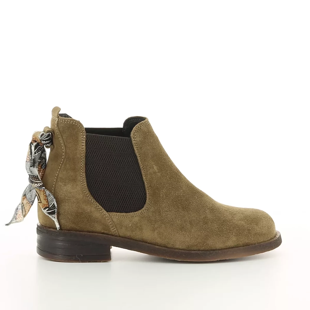 Image (2) de la chaussures Goodstep - Boots Taupe en Cuir nubuck