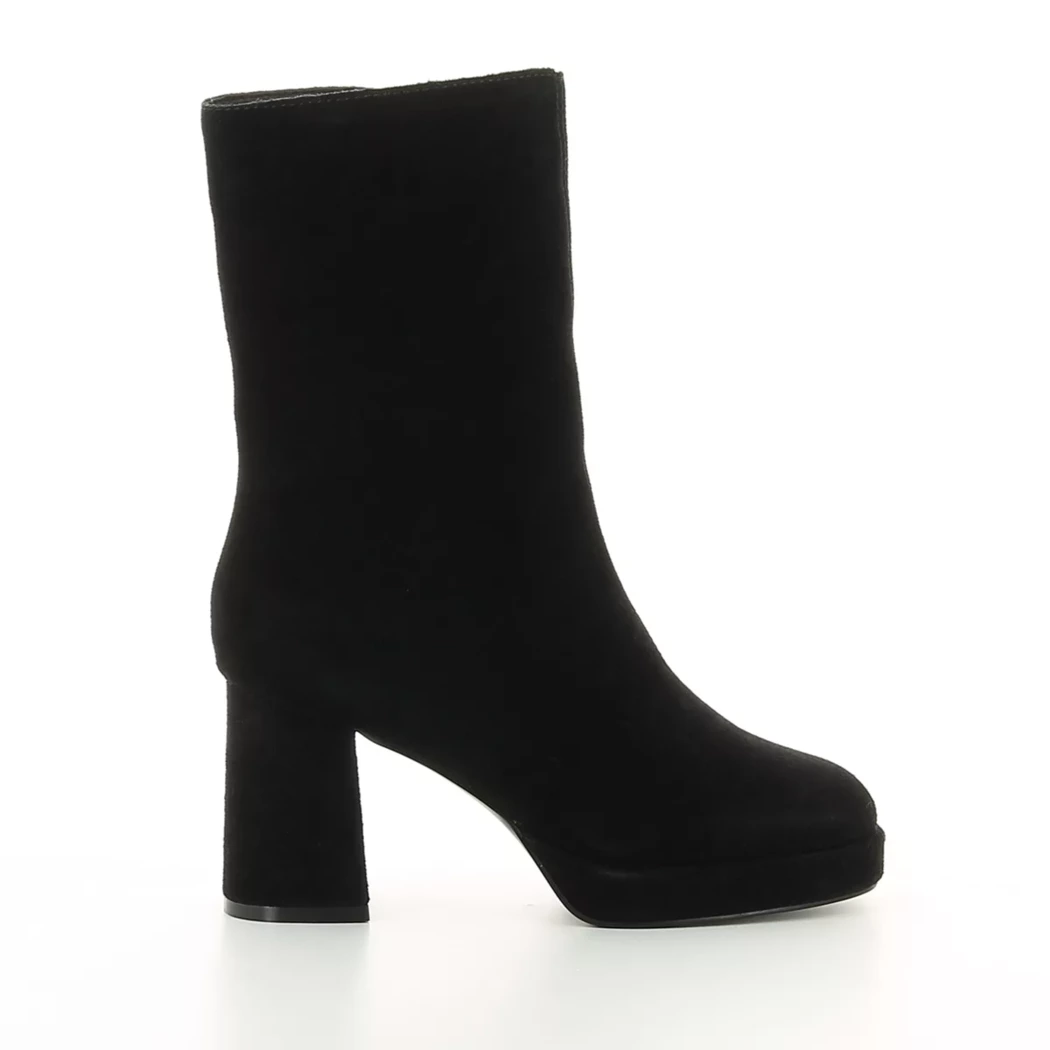 Image (2) de la chaussures Poelman - Boots Noir en Cuir nubuck Image (2) de la chaussures Poelman - Boots Noir en Cuir nubuck