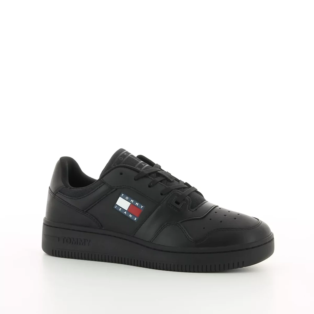 Image (1) de la chaussures Tommy jeans - Baskets Noir en Cuir