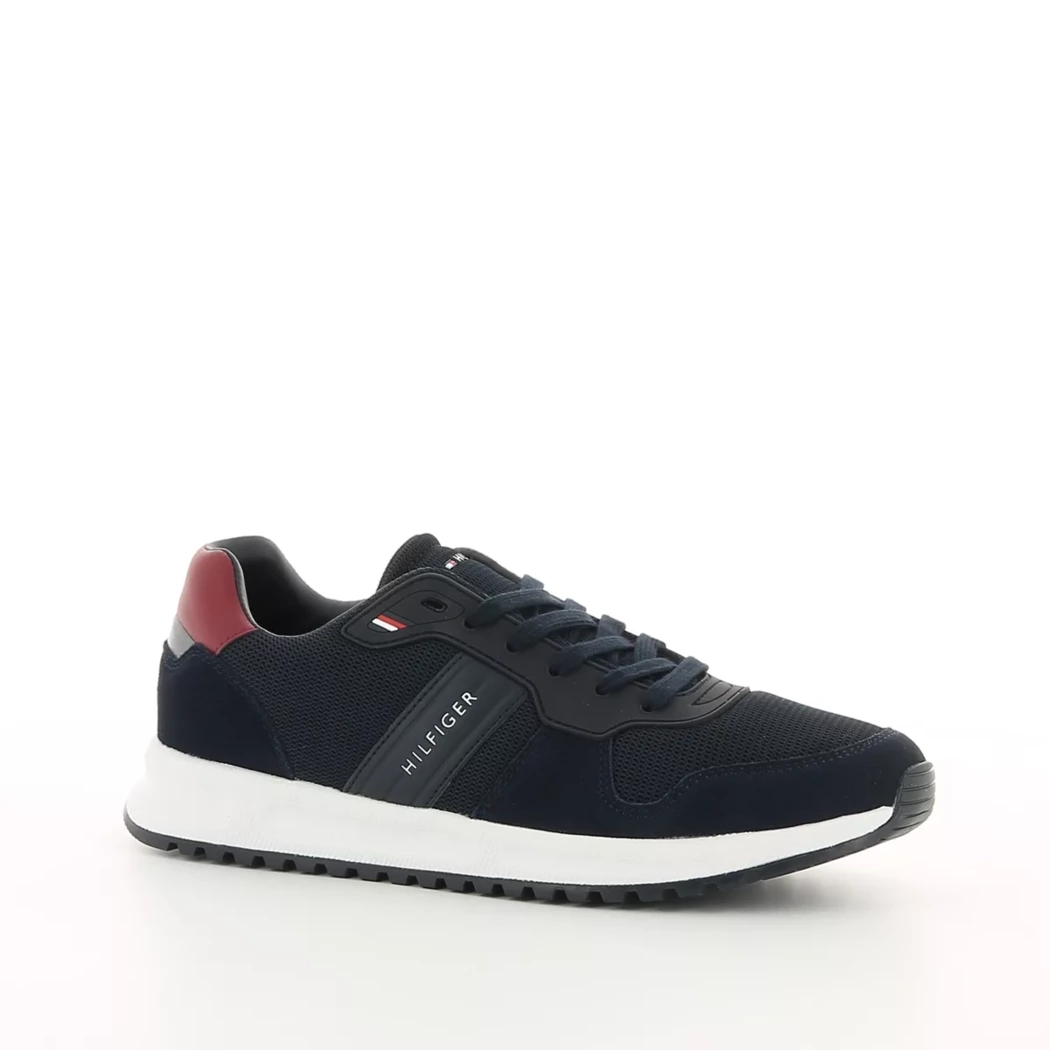 Image (1) de la chaussures Tommy Hilfiger - Baskets Bleu en Cuir nubuck