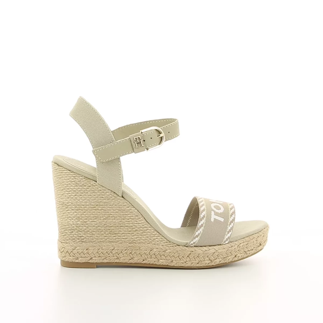 Image (2) de la chaussures Tommy Hilfiger - Sandales et Nu-Pieds Taupe en Textile Image (2) de la chaussures Tommy Hilfiger - Sandales et Nu-Pieds Taupe en Textile