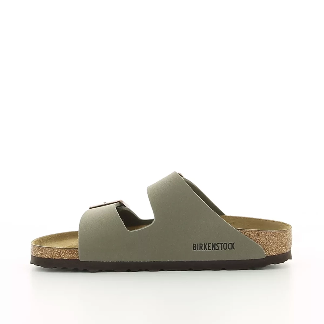 Image (4) de la chaussures Birkenstock - Mules et Sabots Taupe en Cuir synthétique