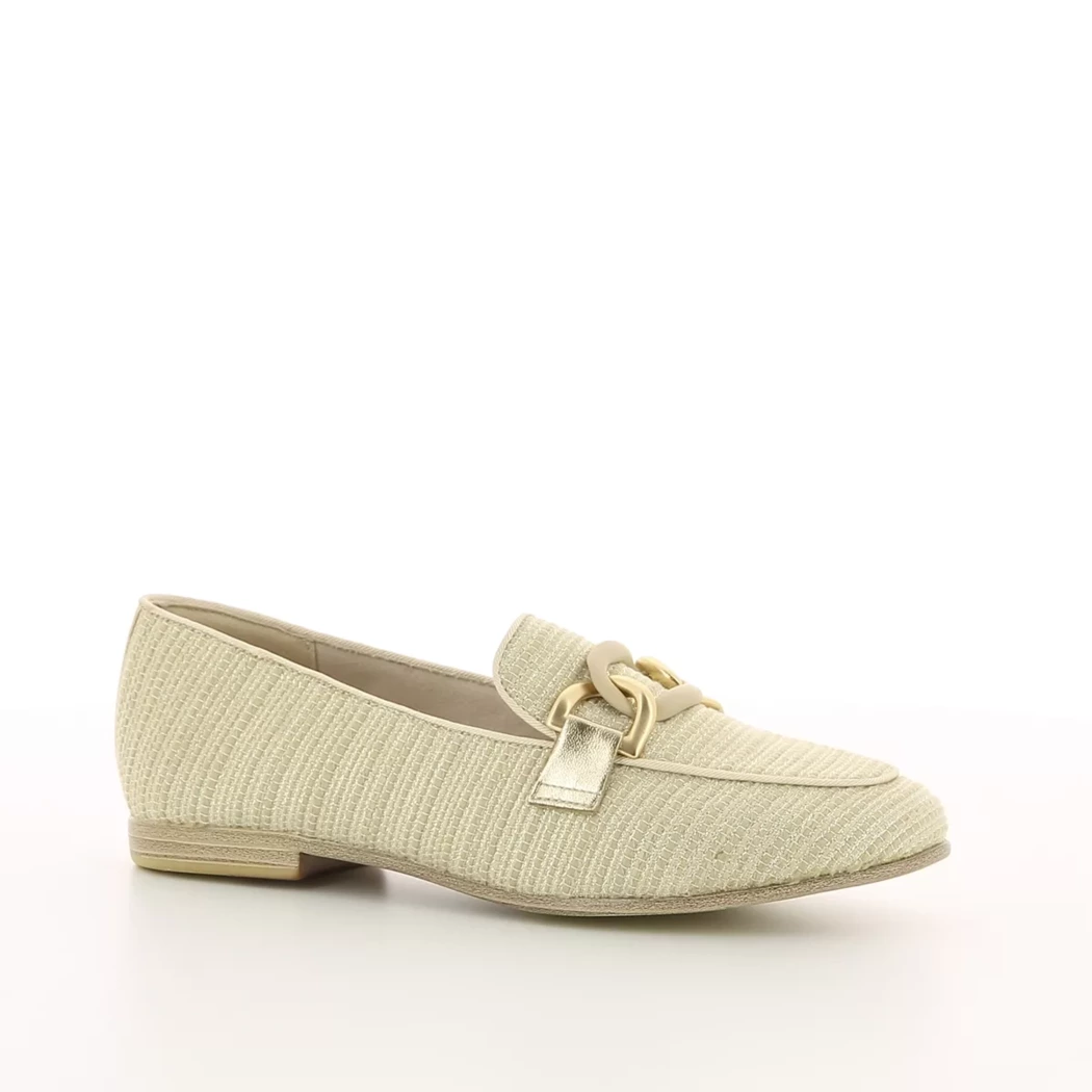 Image (1) de la chaussures Tamaris - Mocassins Beige en Textile