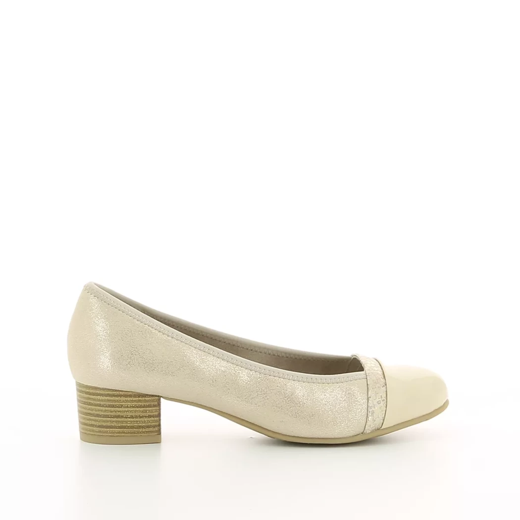 Image (2) de la chaussures Jana - Escarpins Or / Bronze / Platine en Cuir synthétique