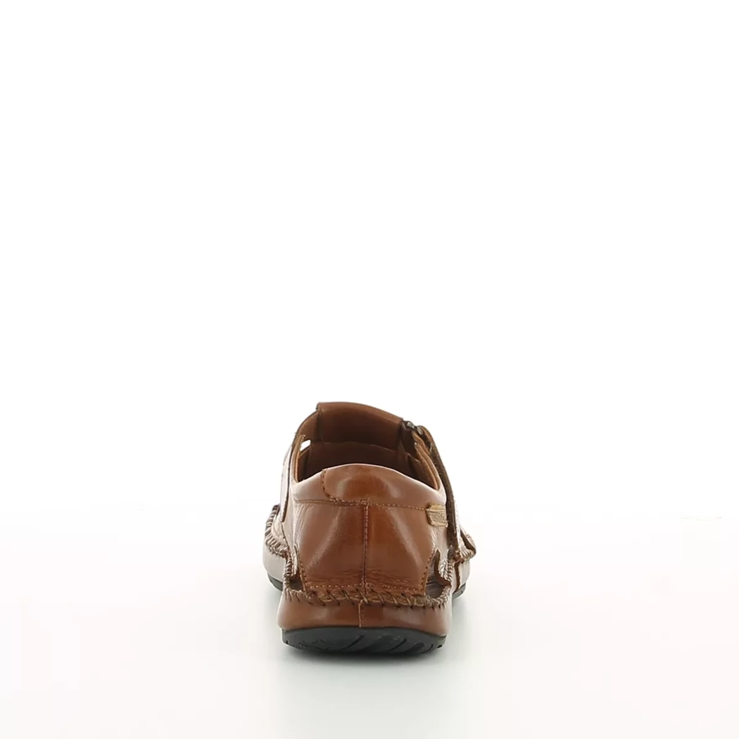 Image (3) de la chaussures Pikolinos - Sandales et Nu-Pieds Cuir naturel / Cognac en Cuir