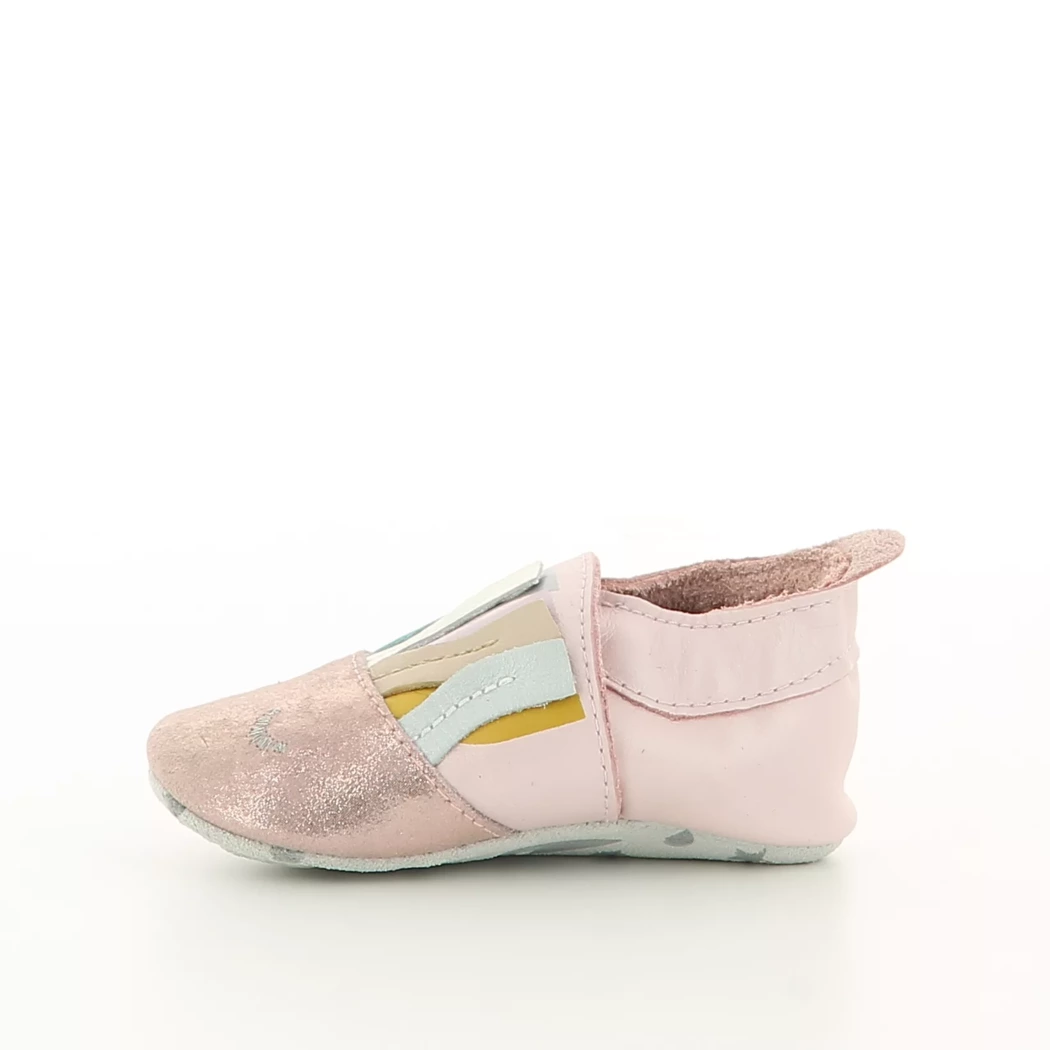 Image (4) de la chaussures Bobux - Chaussons bébé Rose en Cuir