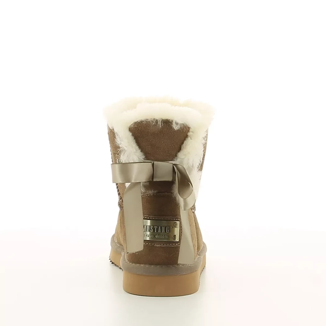 Image (3) de la chaussures Mustang - Boots Taupe en Cuir nubuck