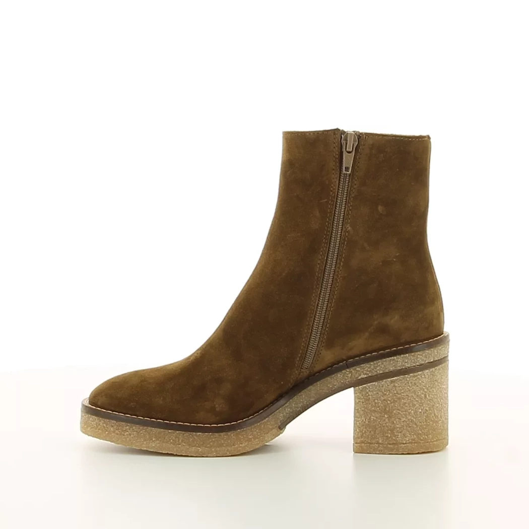 Image (4) de la chaussures Alpe - Boots Cuir naturel / Cognac en Cuir nubuck