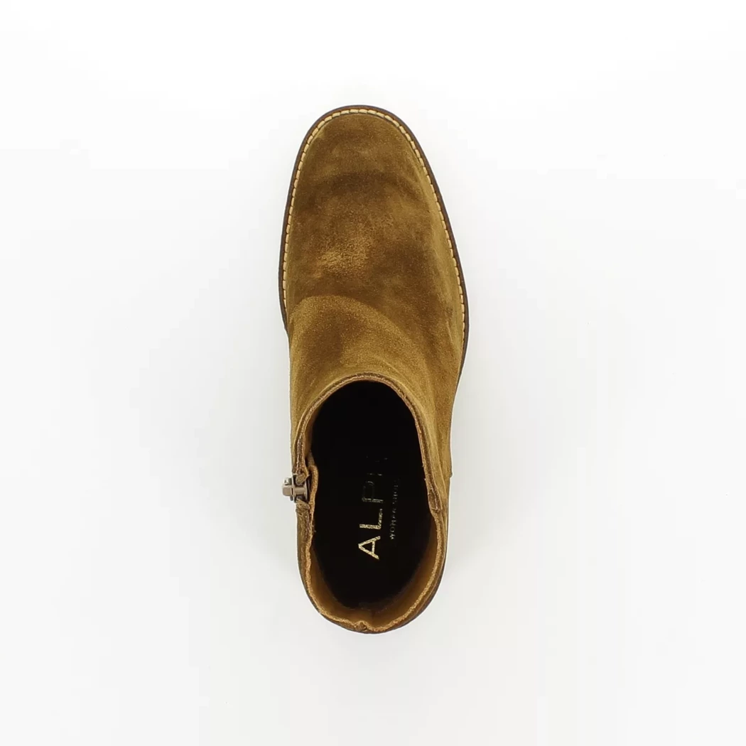 Image (6) de la chaussures Alpe - Boots Cuir naturel / Cognac en Cuir nubuck Image (6) de la chaussures Alpe - Boots Cuir naturel / Cognac en Cuir nubuck