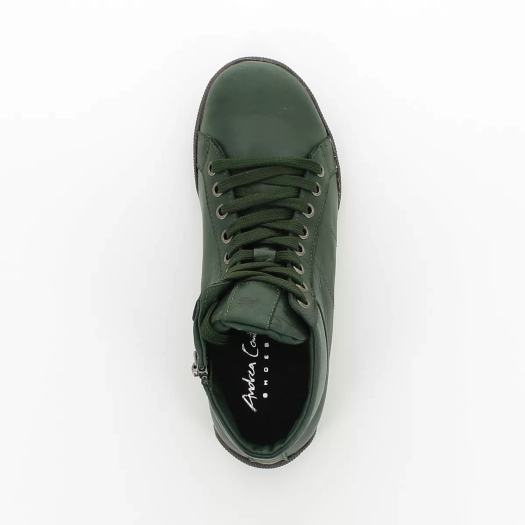 Image (6) de la chaussures Andrea Conti - Bottines Vert en Cuir