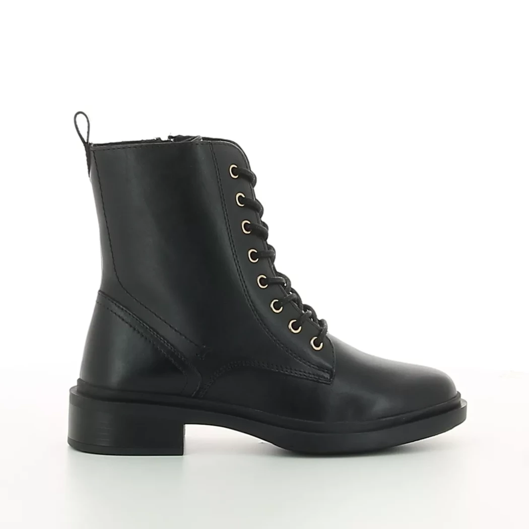 Image (2) de la chaussures Poelman - Bottines Noir en Cuir