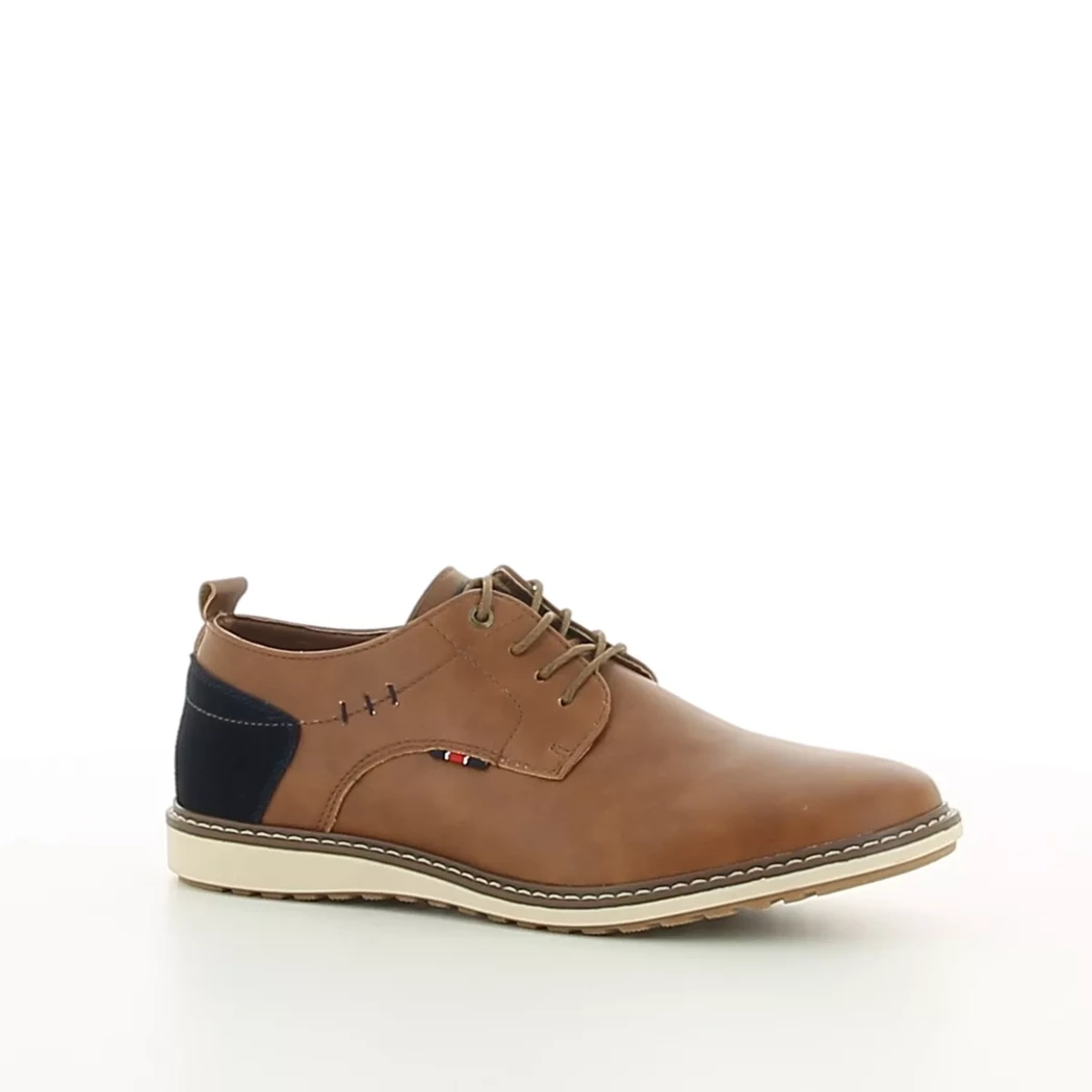 Enzo Marconi Chaussures a lacets Cuir naturel Cognac Delcambe Chaussures H0190H