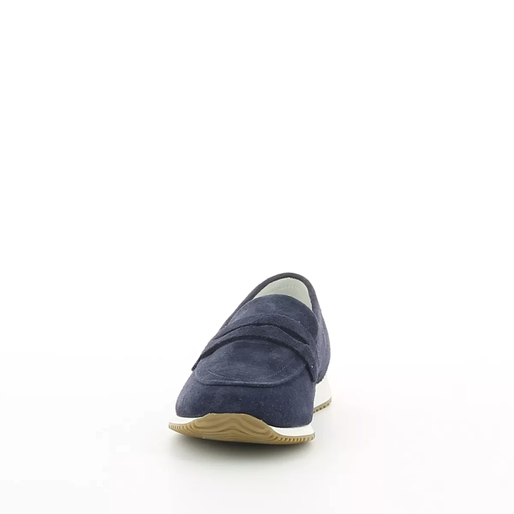Image (5) de la chaussures Geox - Mocassins Bleu en Cuir nubuck
