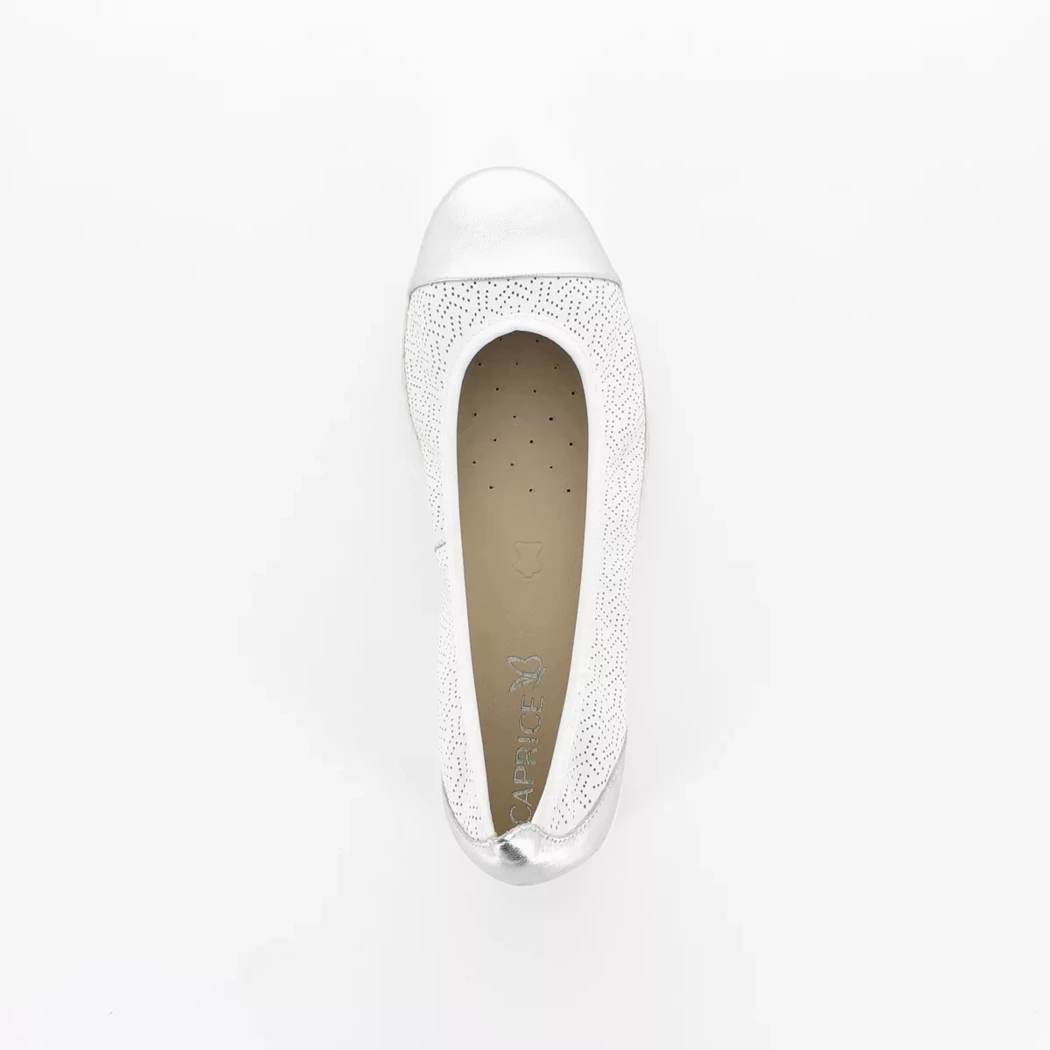 Image (6) de la chaussures Caprice - Ballerines Blanc en Cuir Image (6) de la chaussures Caprice - Ballerines Blanc en Cuir