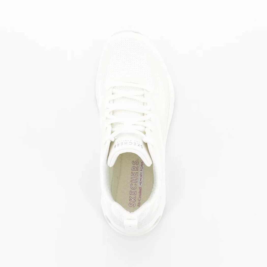 Image (6) de la chaussures Skechers - Baskets Blanc en Textile
