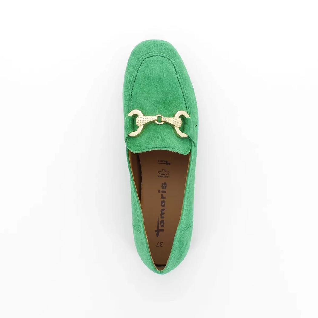 Image (6) de la chaussures Tamaris - Mocassins Vert en Cuir nubuck