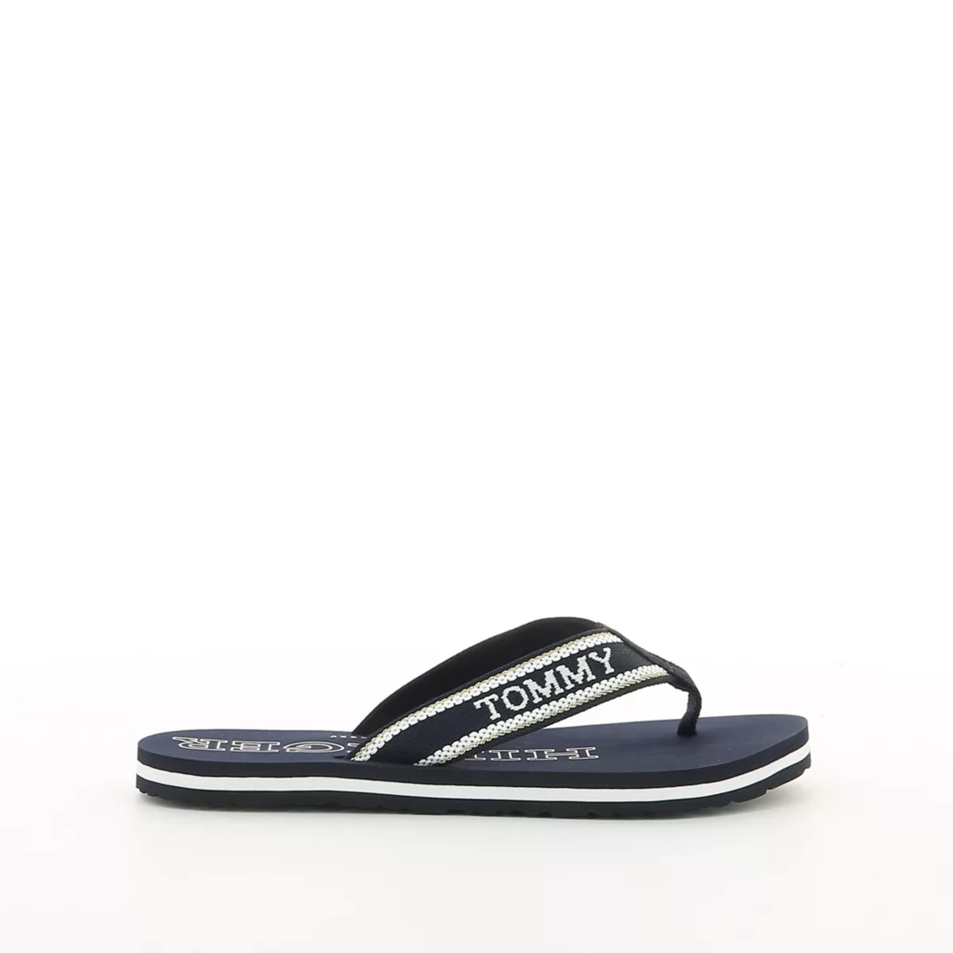 Image (2) de la chaussures Tommy Hilfiger - Tongs et Plage Bleu en Textile