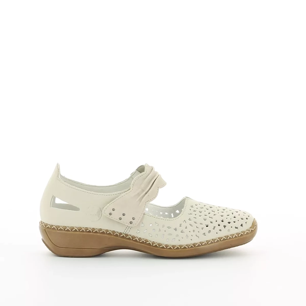 Image (2) de la chaussures Rieker - Escarpins Beige en Cuir