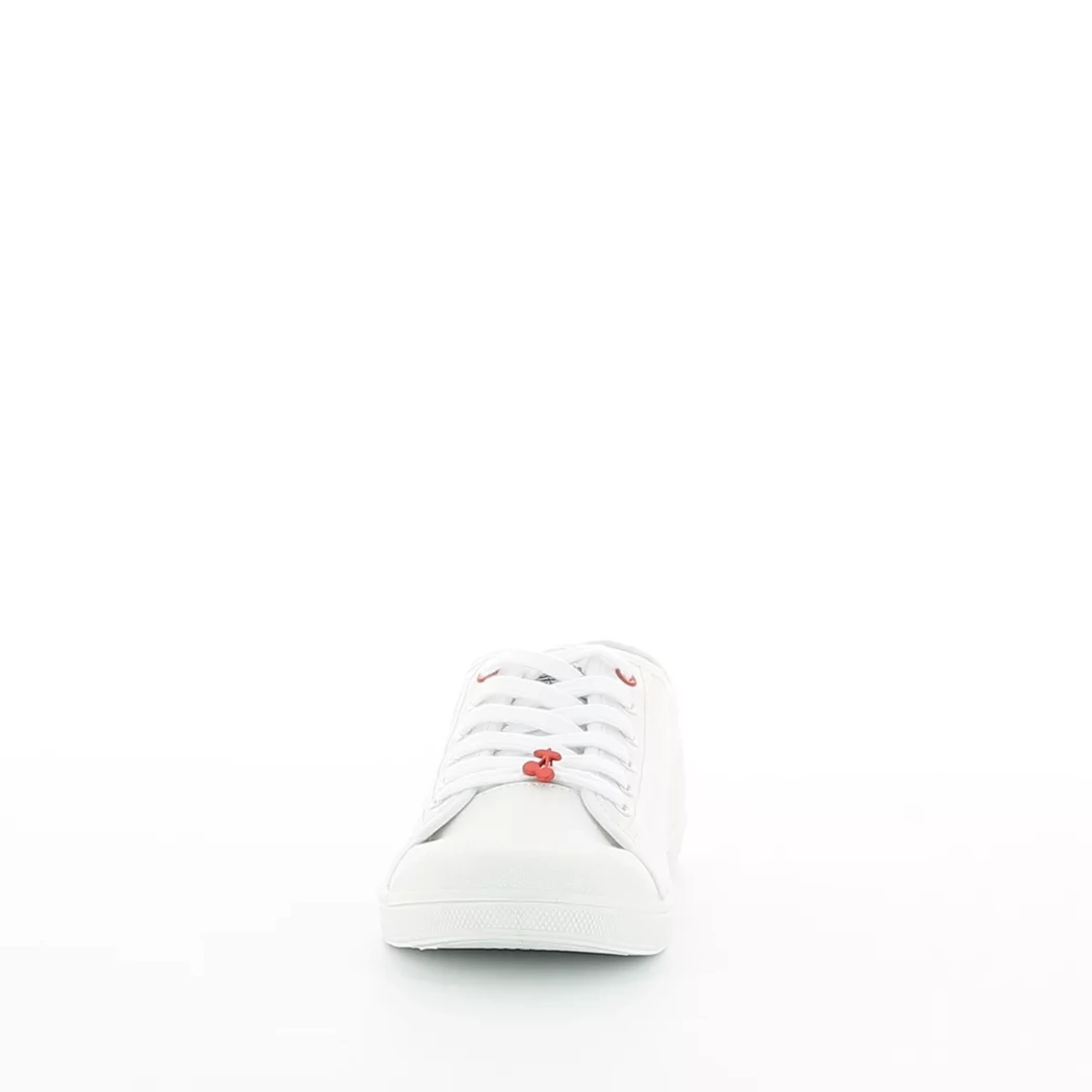 Image (5) de la chaussures Le Temps des Cerises - Baskets Blanc en Textile
