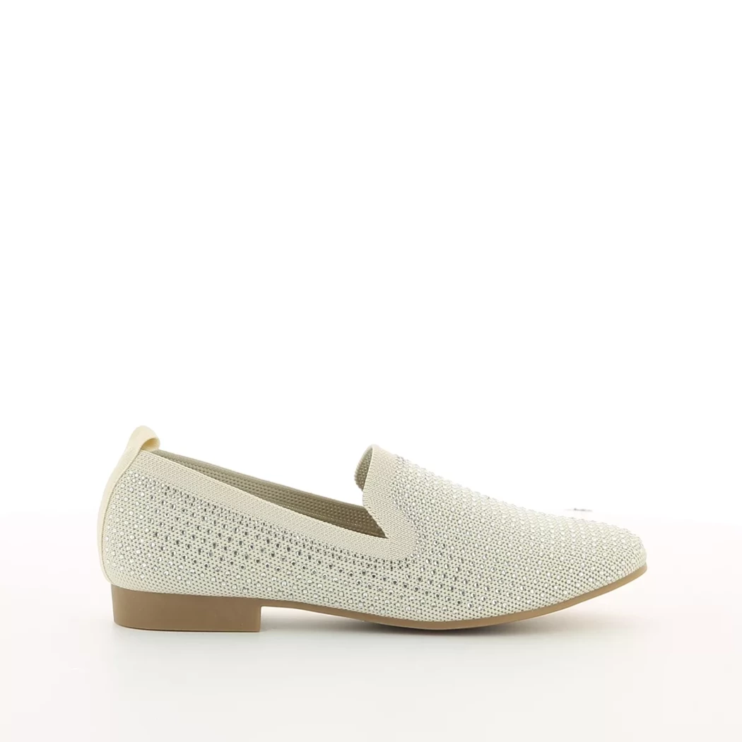 Image (2) de la chaussures 2 Go - Mocassins Beige en Textile