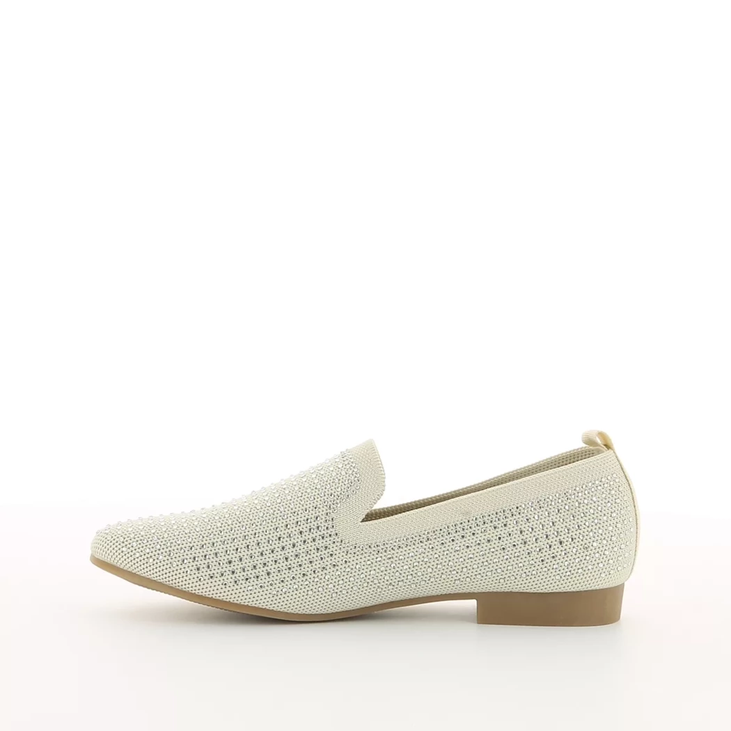 Image (4) de la chaussures 2 Go - Mocassins Beige en Textile