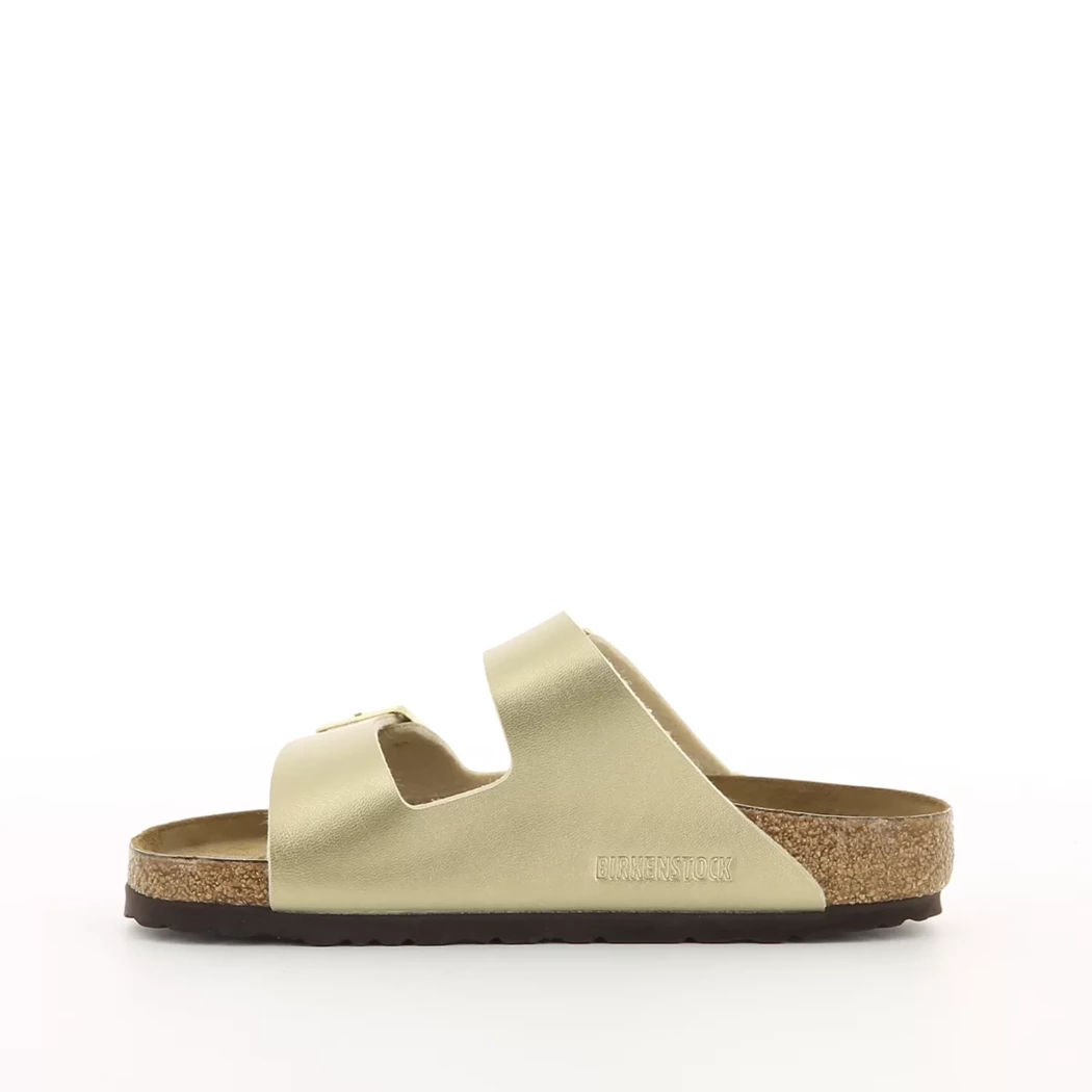 Image (4) de la chaussures Birkenstock - Mules et Sabots Or / Bronze / Platine en Cuir synthétique Image (4) de la chaussures Birkenstock - Mules et Sabots Or / Bronze / Platine en Cuir synthétique