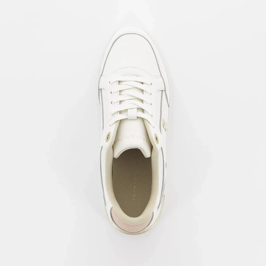Image (6) de la chaussures Tommy Hilfiger - Baskets Blanc en Cuir Image (6) de la chaussures Tommy Hilfiger - Baskets Blanc en Cuir