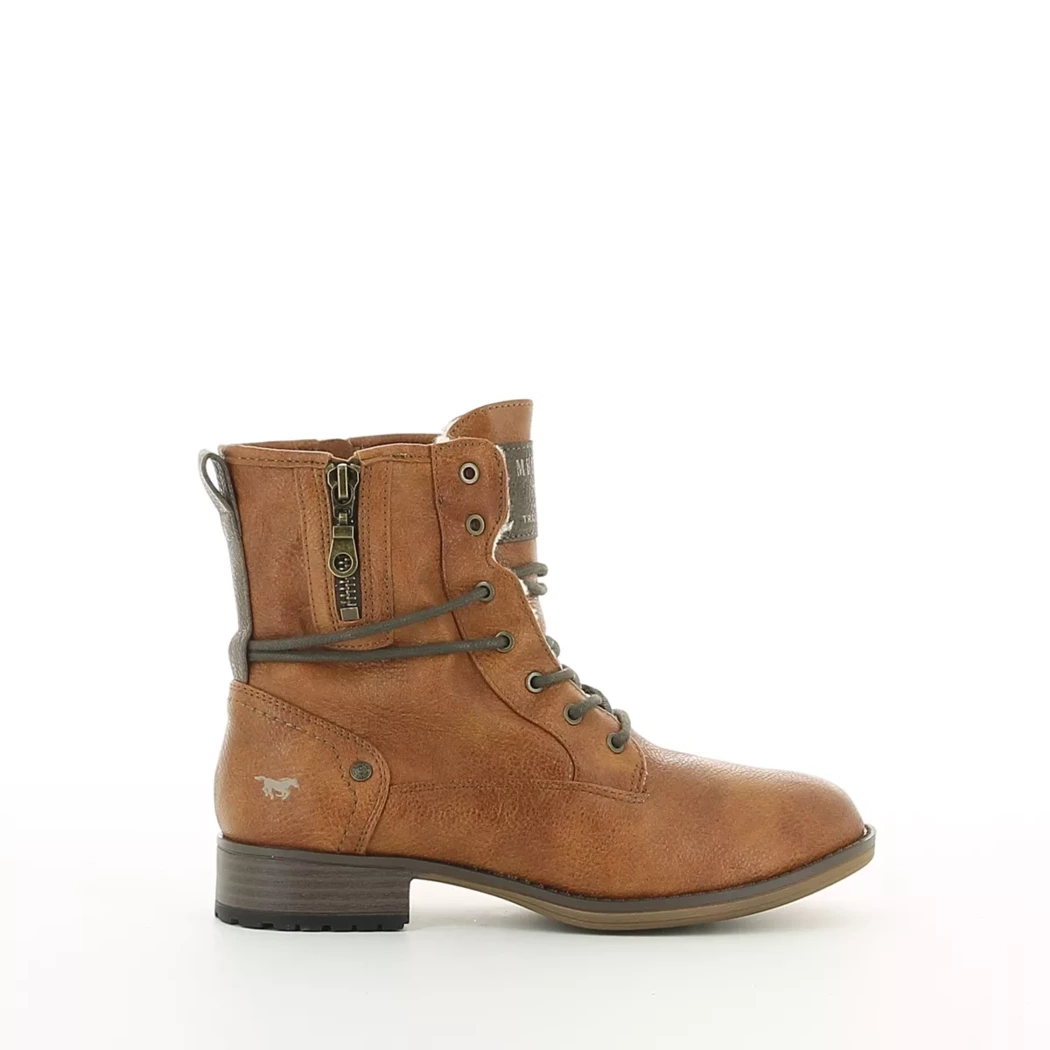 Image (2) de la chaussures Mustang - Bottines Cuir naturel / Cognac en Cuir synthétique Image (2) de la chaussures Mustang - Bottines Cuir naturel / Cognac en Cuir synthétique
