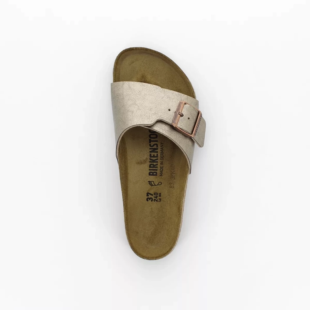 Image (6) de la chaussures Birkenstock - Mules et Sabots Taupe en Cuir synthétique Image (6) de la chaussures Birkenstock - Mules et Sabots Taupe en Cuir synthétique