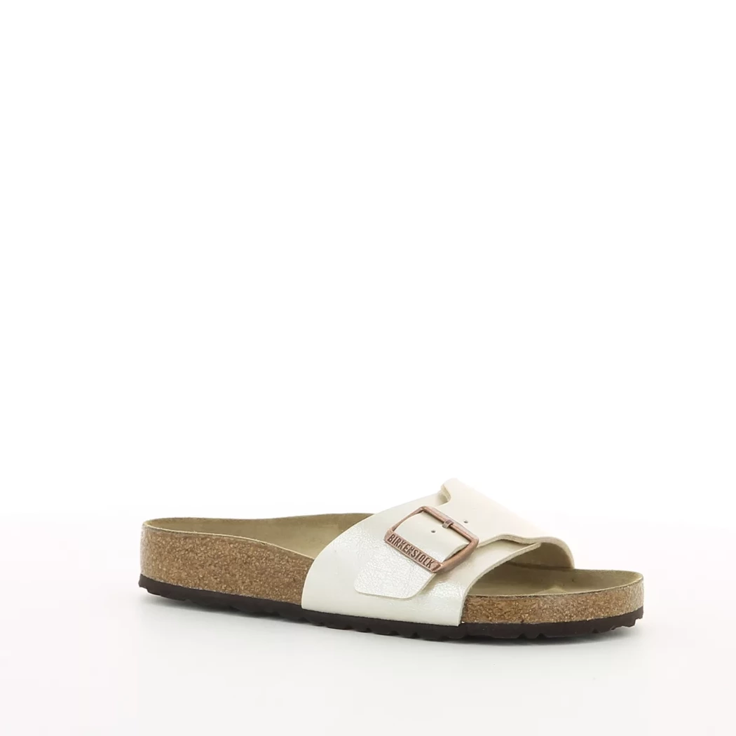 Image (1) de la chaussures Birkenstock - Mules et Sabots Blanc en Cuir synthétique