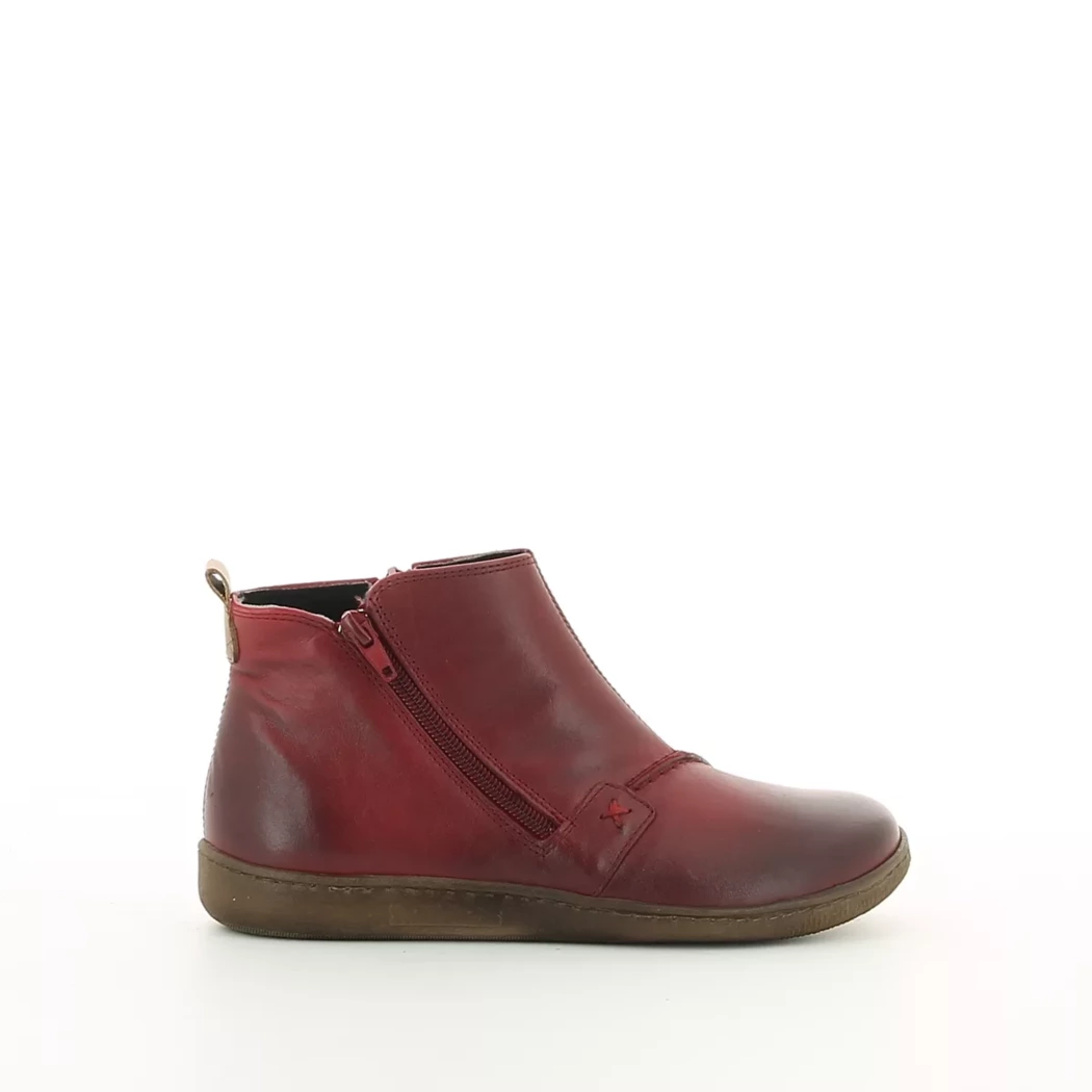 Image (2) de la chaussures Diabolo Studio - Boots Rouge en Cuir Image (2) de la chaussures Diabolo Studio - Boots Rouge en Cuir