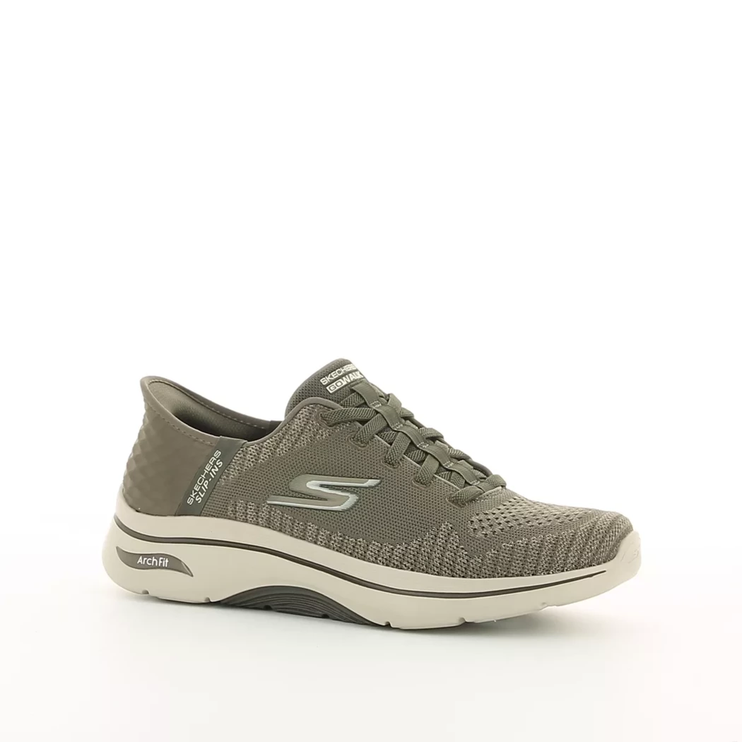 Image (1) de la chaussures Skechers - Baskets Taupe en Textile Image (1) de la chaussures Skechers - Baskets Taupe en Textile