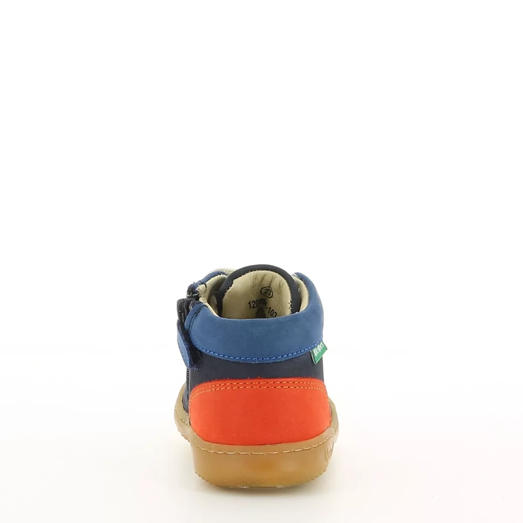 Image (3) de la chaussures Kickers - Bottines Bleu en Cuir nubuck Image (3) de la chaussures Kickers - Bottines Bleu en Cuir nubuck