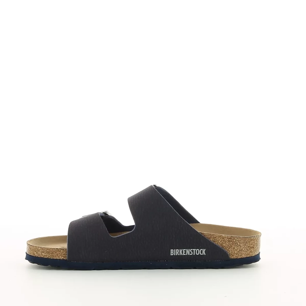 Image (4) de la chaussures Birkenstock - Mules et Sabots Bleu en Cuir synthétique Image (4) de la chaussures Birkenstock - Mules et Sabots Bleu en Cuir synthétique
