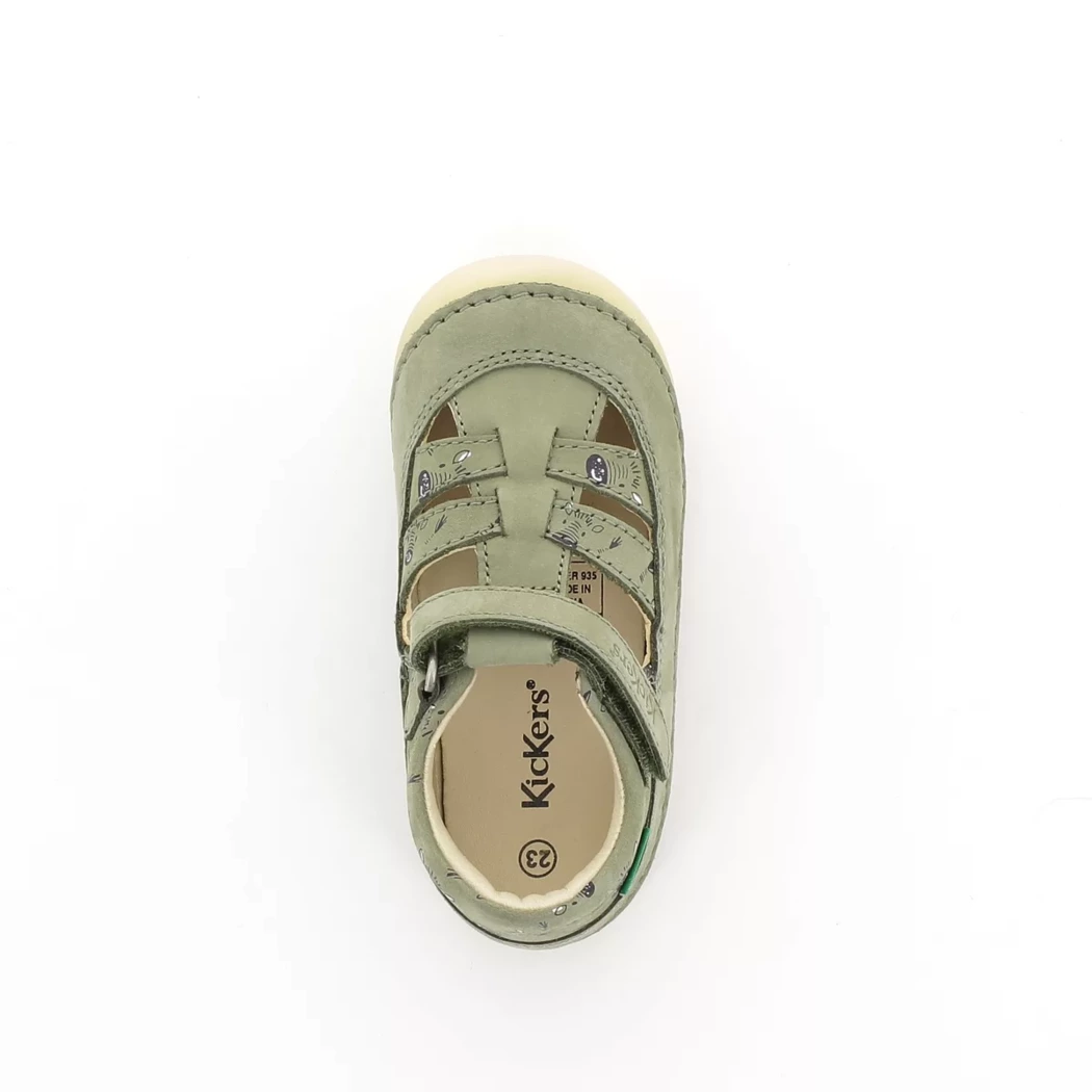Image (6) de la chaussures Kickers - Bottines ouvertes Vert en Cuir nubuck Image (6) de la chaussures Kickers - Bottines ouvertes Vert en Cuir nubuck
