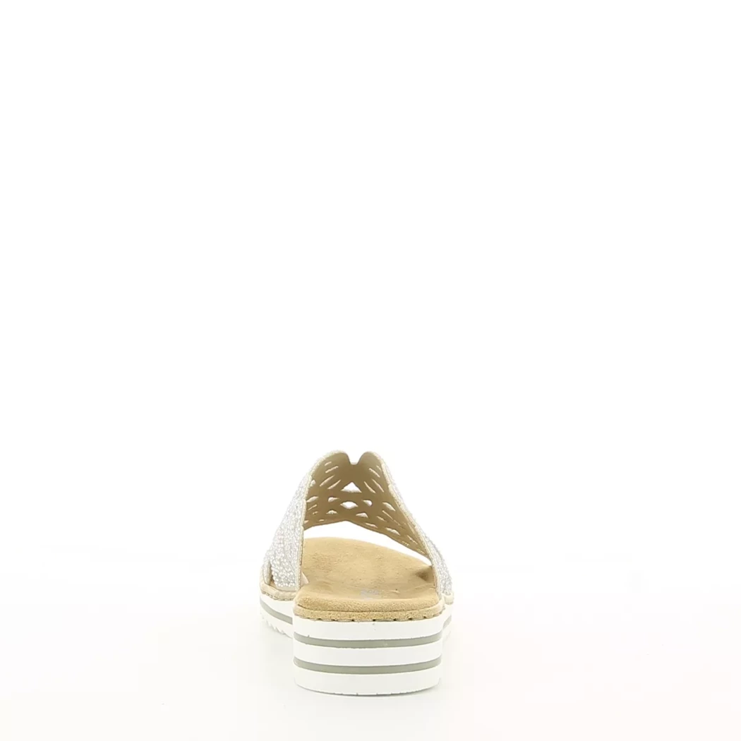 Image (3) de la chaussures Rieker - Mules et Sabots Beige en Cuir synthétique Image (3) de la chaussures Rieker - Mules et Sabots Beige en Cuir synthétique