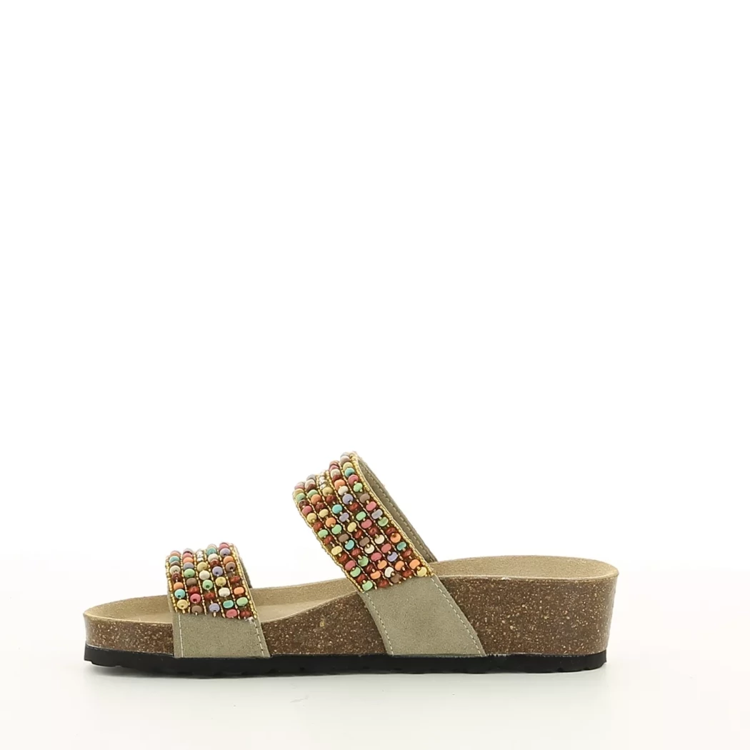 Image (4) de la chaussures Bio Divina - Mules et Sabots Multicolore en Textile