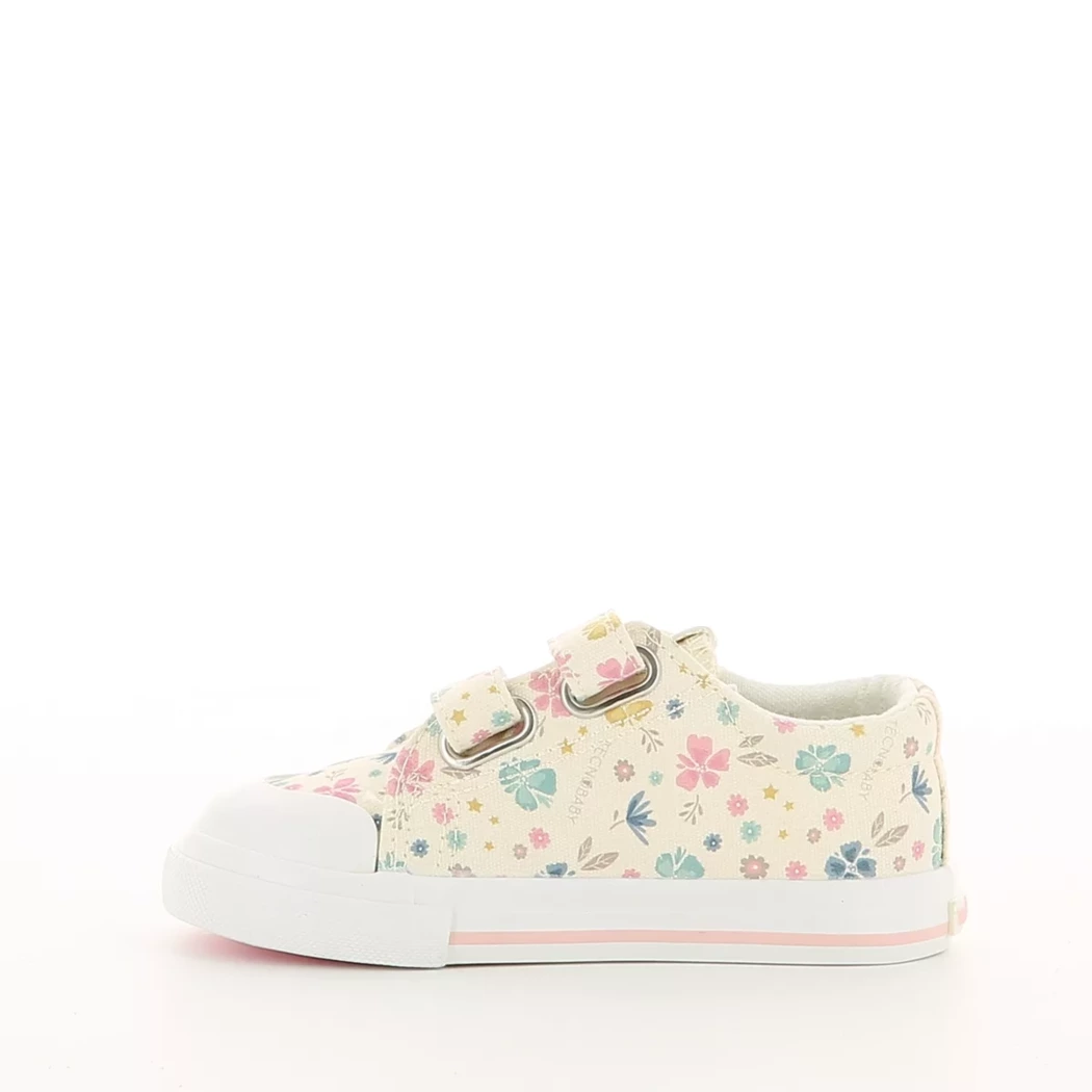 Image (4) de la chaussures Technobaby - Chaussures à velcro Beige en Textile Image (4) de la chaussures Technobaby - Chaussures à velcro Beige en Textile