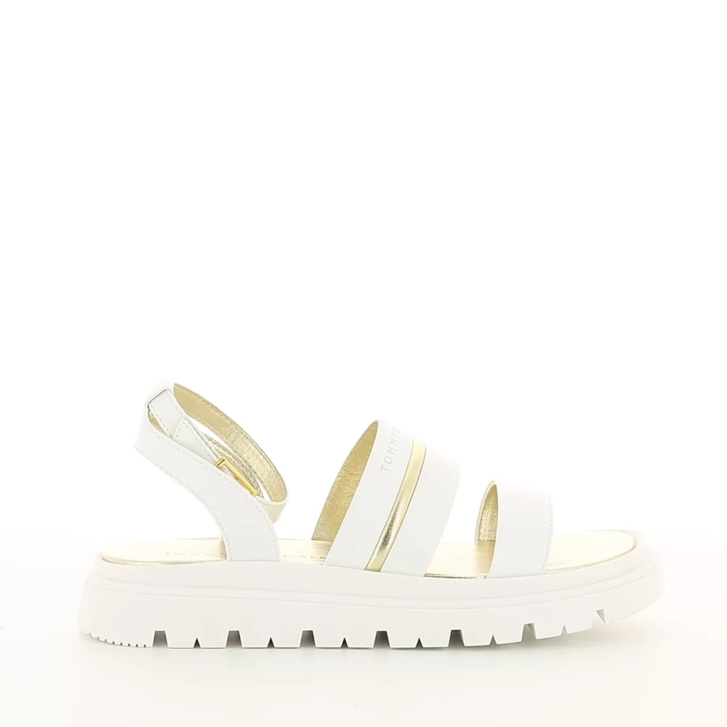 Image (2) de la chaussures Tommy Hilfiger - Sandales et Nu-Pieds Blanc en Cuir Image (2) de la chaussures Tommy Hilfiger - Sandales et Nu-Pieds Blanc en Cuir