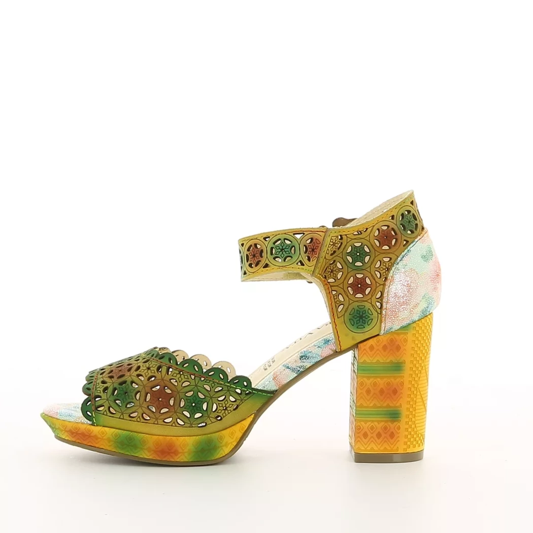 Image (4) de la chaussures Laura Vita - Sandales et Nu-Pieds Jaune en Multi-Matières Image (4) de la chaussures Laura Vita - Sandales et Nu-Pieds Jaune en Multi-Matières