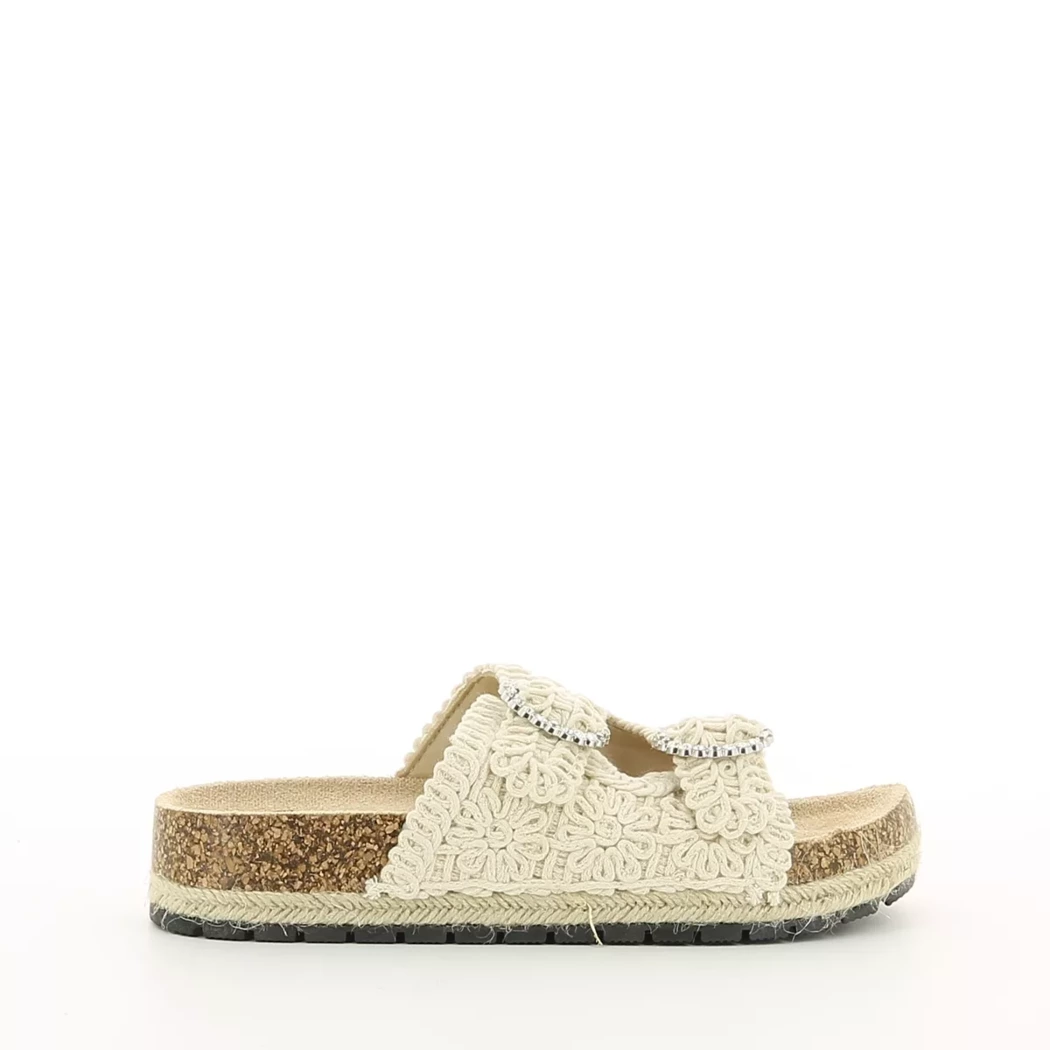 Image (2) de la chaussures Pretty Stories - Mules et Sabots Beige en Textile Image (2) de la chaussures Pretty Stories - Mules et Sabots Beige en Textile