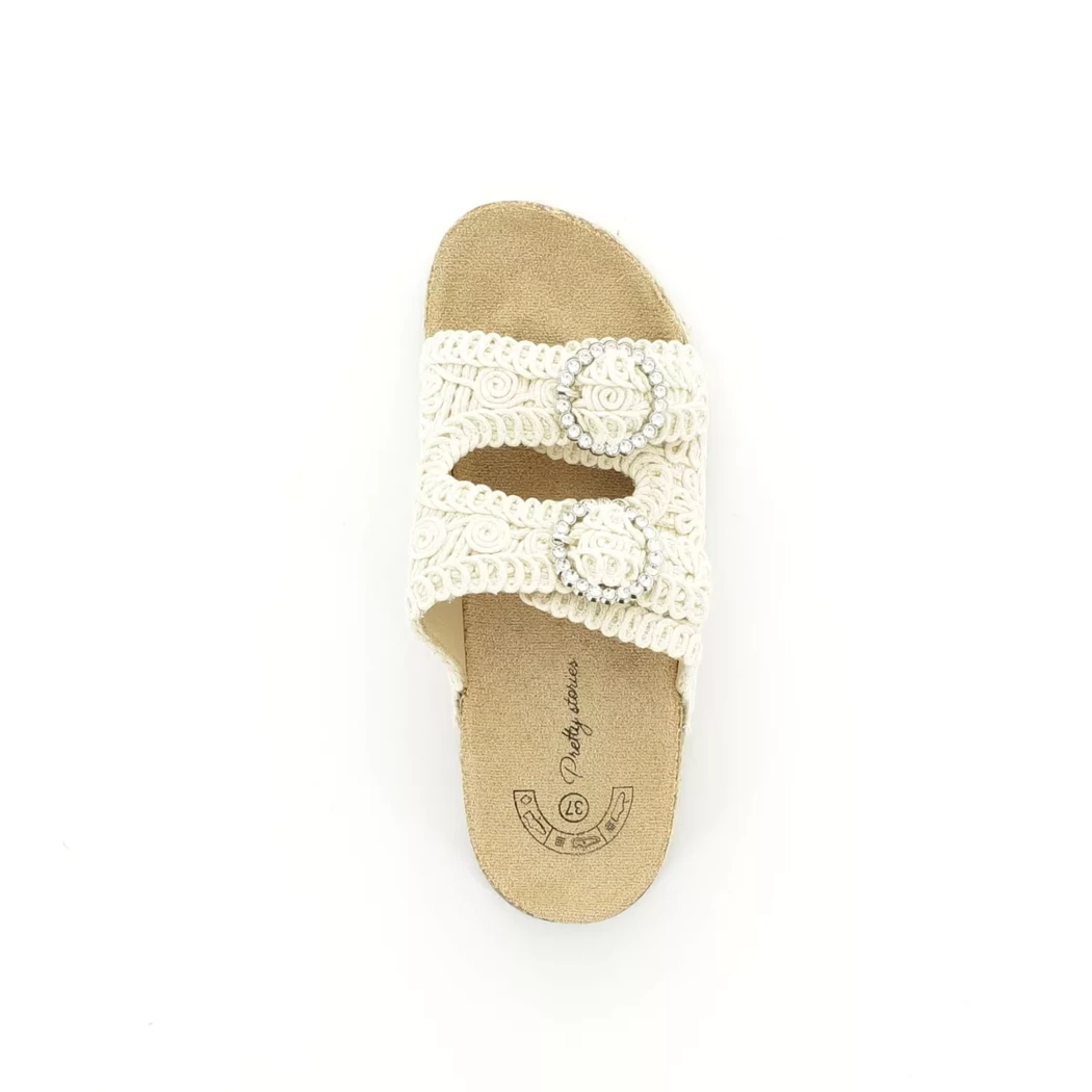 Image (6) de la chaussures Pretty Stories - Mules et Sabots Beige en Textile Image (6) de la chaussures Pretty Stories - Mules et Sabots Beige en Textile