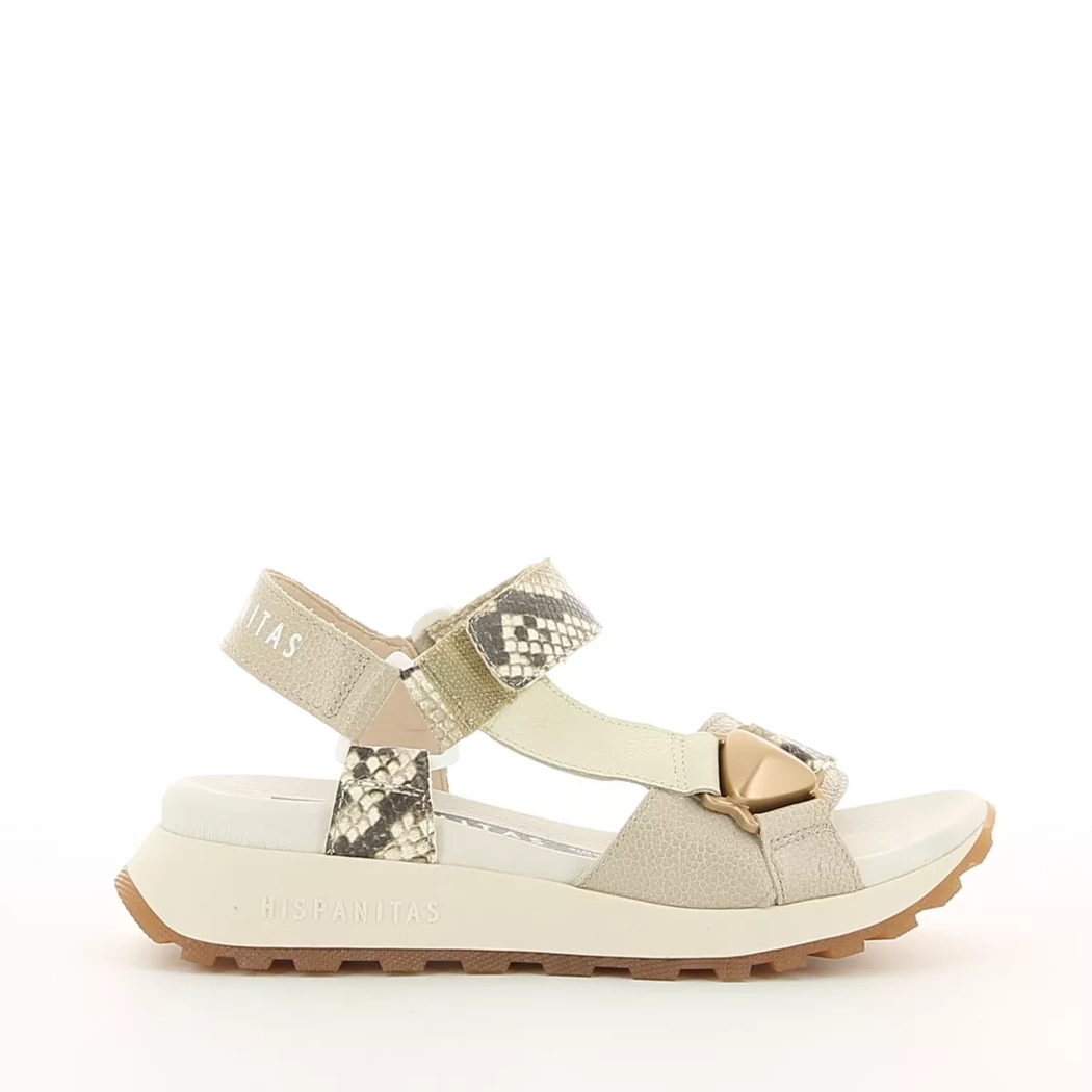 Image (2) de la chaussures Hispanitas - Sandales et Nu-Pieds Beige en Cuir Image (2) de la chaussures Hispanitas - Sandales et Nu-Pieds Beige en Cuir