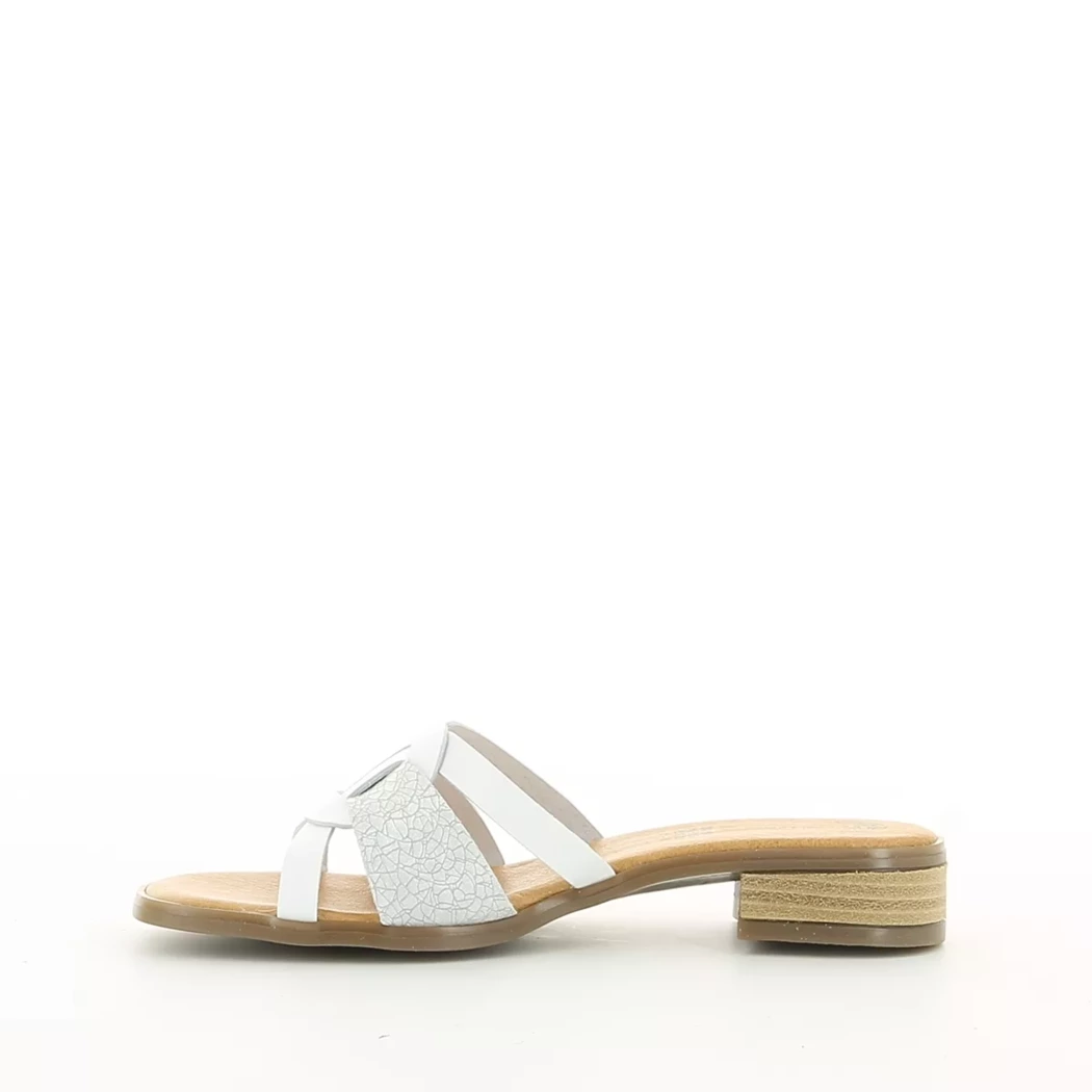 Image (4) de la chaussures Simplement B - Mules et Sabots Blanc en Cuir Image (4) de la chaussures Simplement B - Mules et Sabots Blanc en Cuir