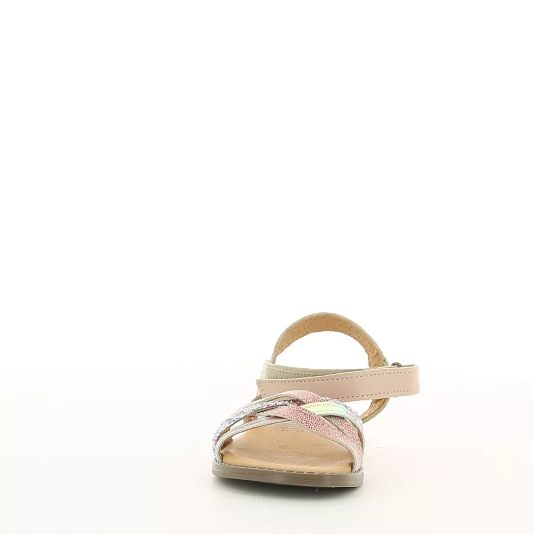 Image (2) de la chaussures Diabolo Studio - Sandales et Nu-Pieds Rose en Cuir