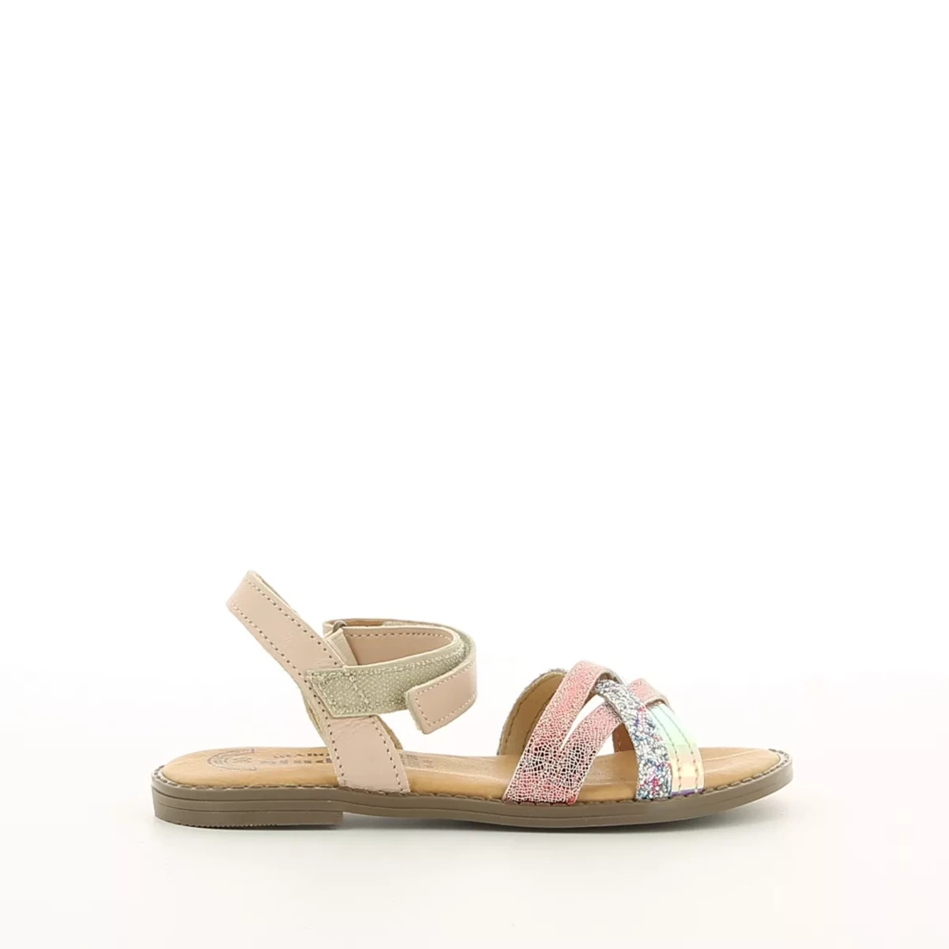 Image (3) de la chaussures Diabolo Studio - Sandales et Nu-Pieds Rose en Cuir