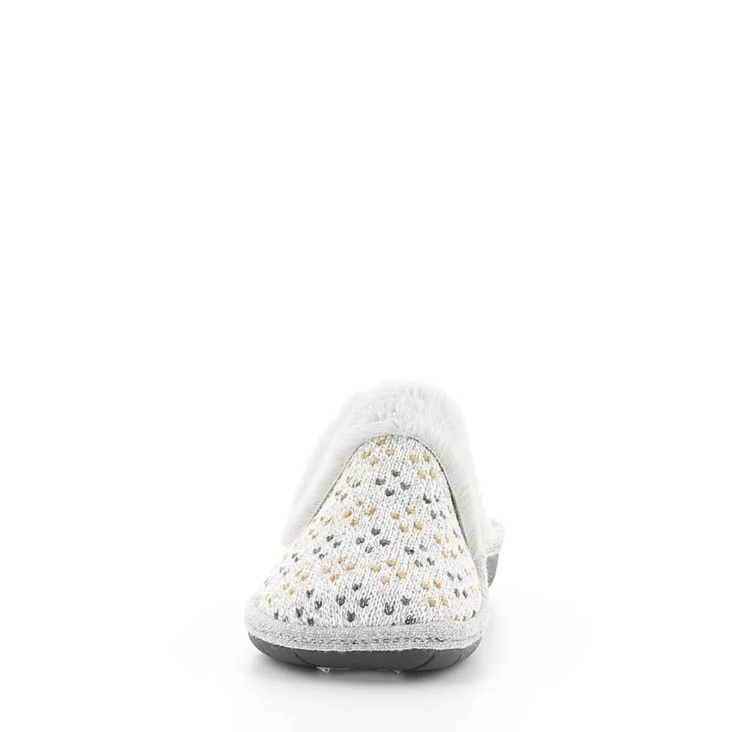 Image (5) de la chaussures Vul ladi - Pantoufles et Chaussons Gris en Textile