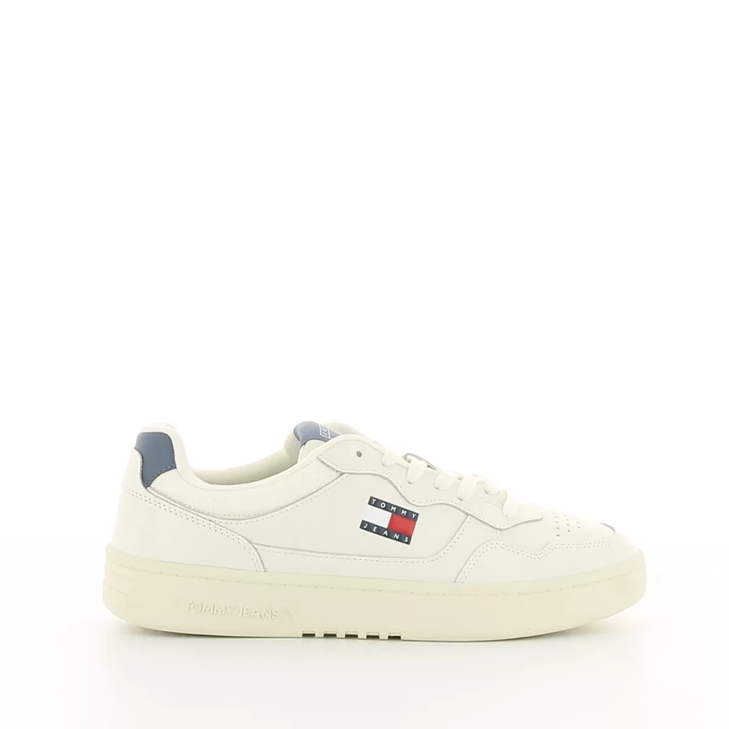 Image (2) de la chaussures Tommy jeans - Baskets Blanc en Cuir Image (2) de la chaussures Tommy jeans - Baskets Blanc en Cuir