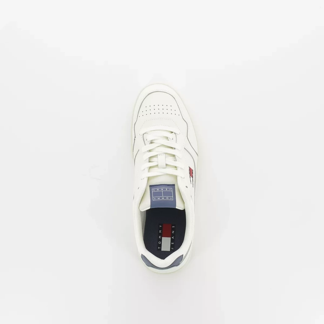 Image (6) de la chaussures Tommy jeans - Baskets Blanc en Cuir Image (6) de la chaussures Tommy jeans - Baskets Blanc en Cuir